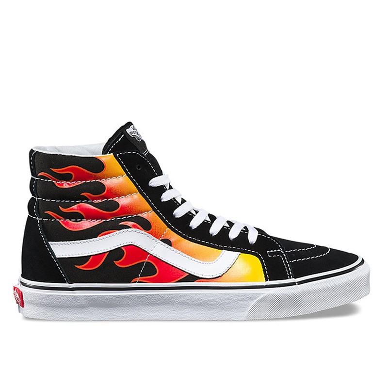 Vans flame sk8 hi best sale