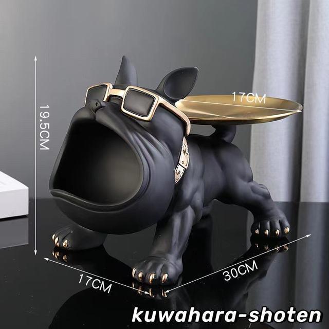 フレンチブルドッグ 犬 トレイ 小物置き 置物 オブジェ 飾り