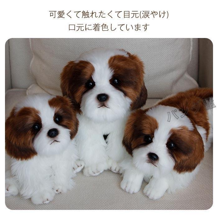 ぬいぐるみ シーズー 犬 リアル 動物 おもちゃ ギフト キッズ 子供