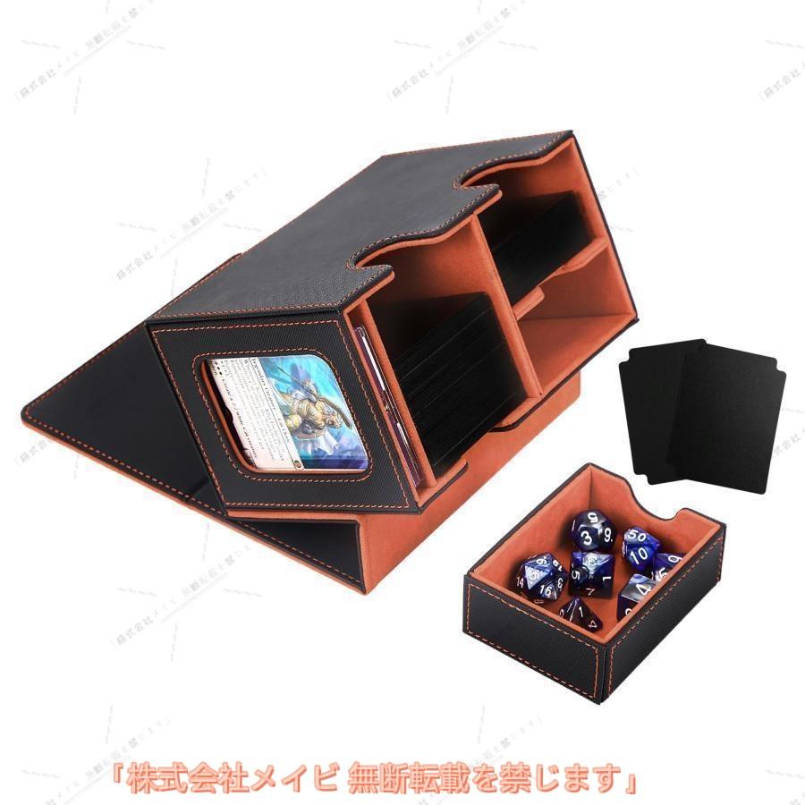 デッキケース トレカケース カードディスプレイウィンドウ ダイス入れ