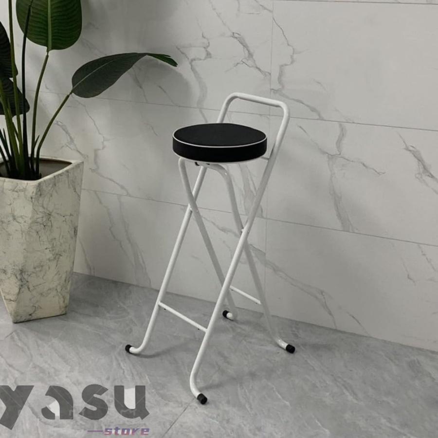 80cm座高 カウンターチェア ハイチェア 折りたたみ バー椅子