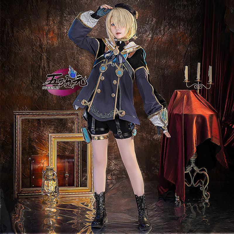 五次元 基萌 原神 コスプレ フレミネ 衣装 ※ウィッグ 靴 潜水