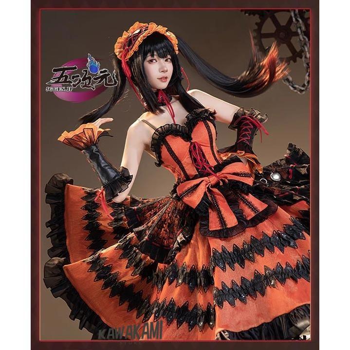 猫屋小舗 デート ア ライブ コスプレ 時崎狂三 衣装 THKJ ※ウィッグ 鞋 追加可 お手入れ簡単 快適空間 持ち運び便利 ペットとのお出かけに 洗いやすい_2