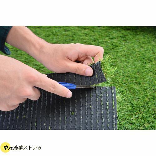 【 1m×10m 芝丈20mm】人工芝 ロール 透水穴つきリアル ふかふか高品質 人工芝 ロール 1m×10m 芝丈20mm ピン22本つき 4色立体感 透水穴つき