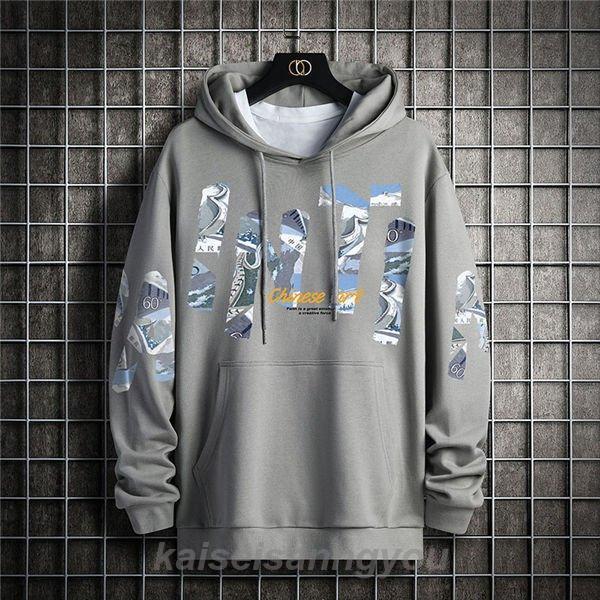 パーカー 秋物 メンズ トレーナー 長袖 フード付き 英文字 THKJ スウェット 秋服 おしゃれ シンプル アウター バレンタイン 着回しやすい 体型カバー_3