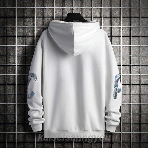 パーカー 秋物 メンズ トレーナー 長袖 フード付き 英文字 THKJ スウェット 秋服 おしゃれ シンプル アウター バレンタイン 着回しやすい 体型カバー_5
