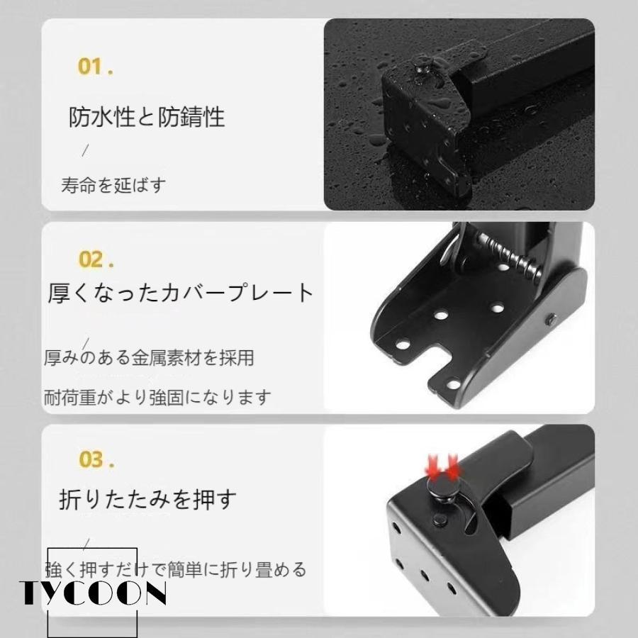 鉄製折畳足 Amazon.co.jp: 4本セット 90°鉄製折りたたみテーブル脚、