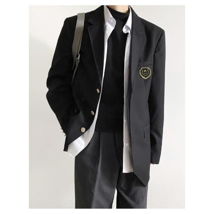 点セット男子高校制服 ブレザー スクールジャケット ロングパンツ
