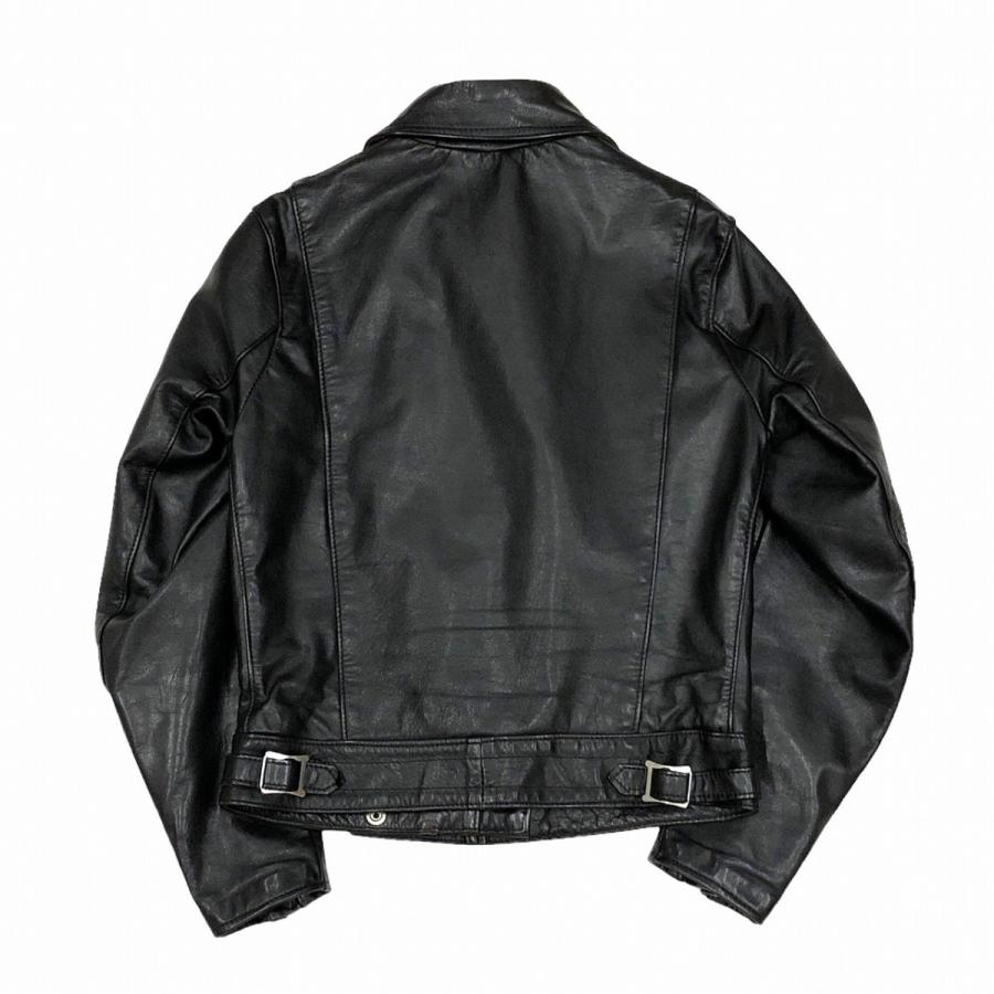 70's 80's ビンテージ Lewis Leathers / 441L LADIES CYCLONE JACKET ルイスレザー ホースハイド サイクロン ライダース 表記サイズ(34) @K｜safariyshop｜02