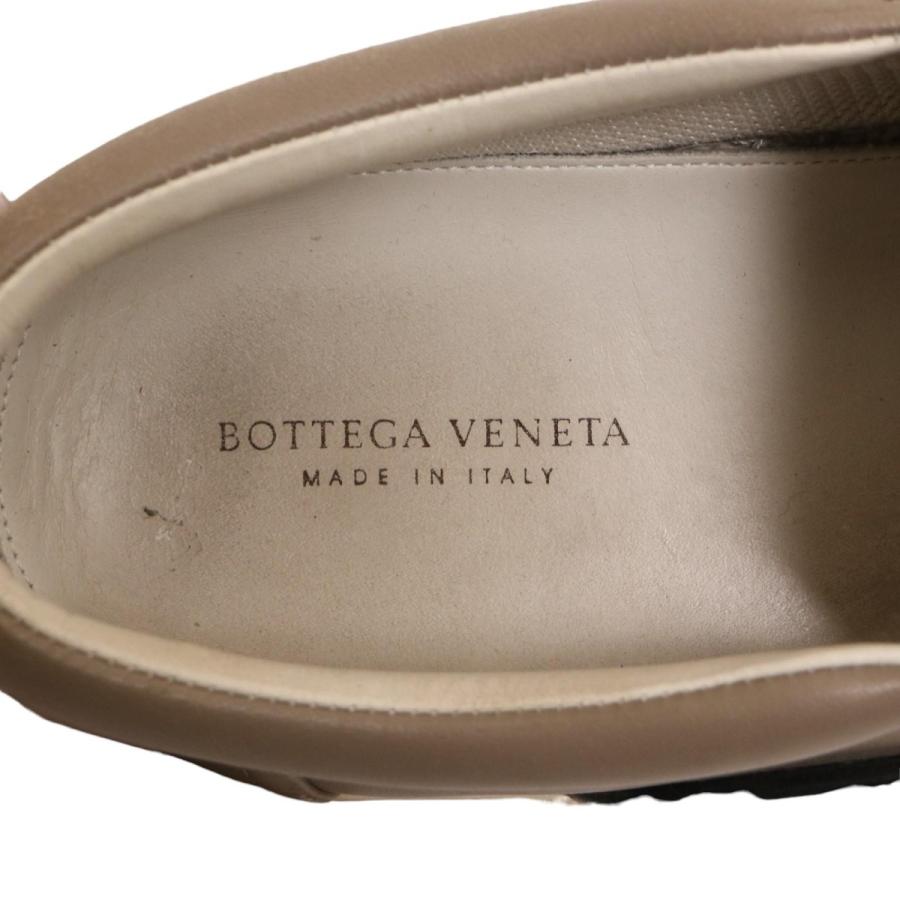 BOTTEGA VENETA ボッテガ ヴェネタ イントレチャート レザー スリッポン スニーカー 表記サイズ41｜safariyshop｜06