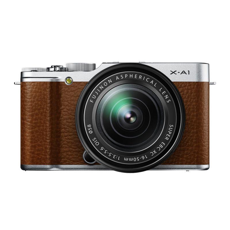 FUJIFILM ミラーレス一眼 X-A1 ズームレンズキット ブラウン F X-A1BW