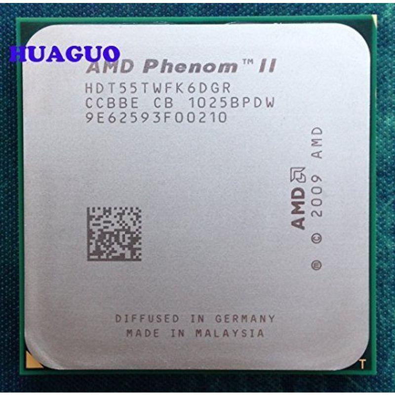 AMD Phenom II X6 1055T 2.8 GHz 6コア CPU プロセッサー HDT55TWFK6DGR AM3 95W ...