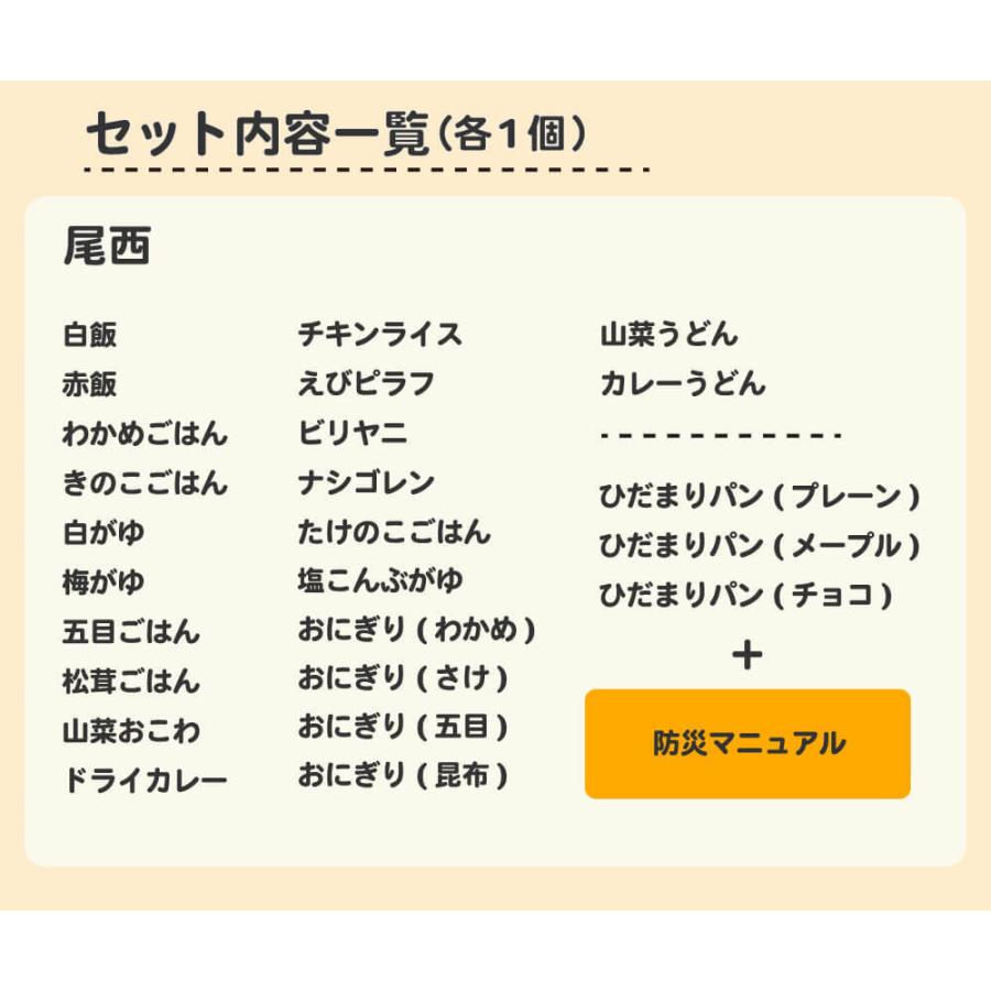 非常食 保存食 5年保存 非常食25種類バラエティセット 地震 避難_1