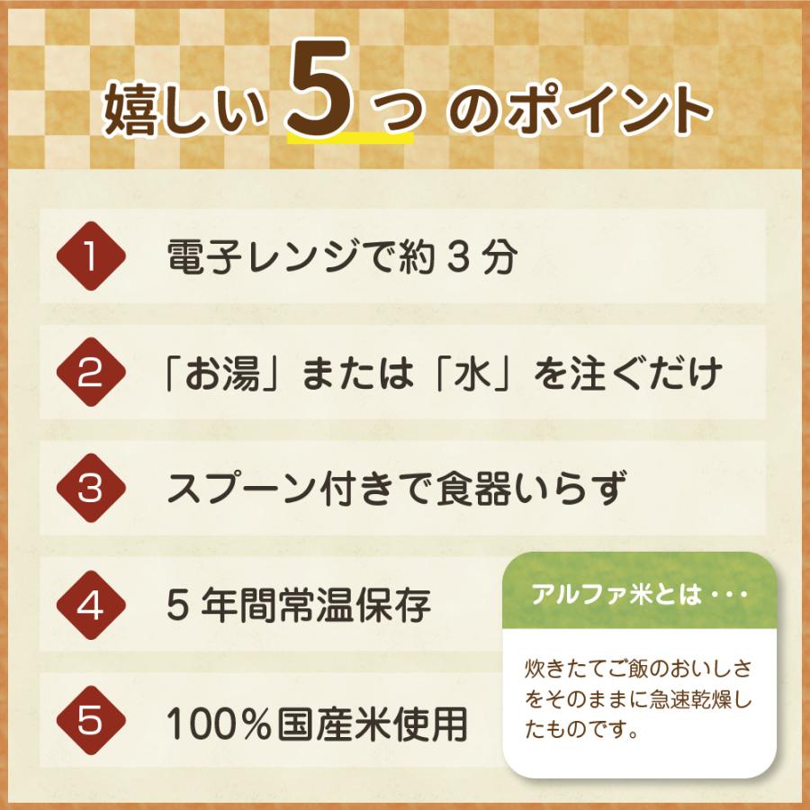 非常食 尾西食品 尾西のレンジ+(プラス)チキンライス 20食 ケース 5年保存