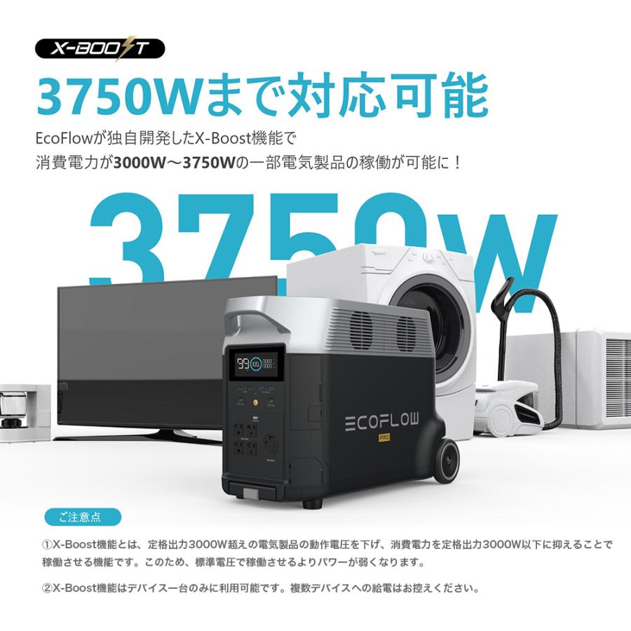 ECOFLOW ポータブル電源 EcoFlow DELTAPro 3600Wh DELTAPro-JP : 防災