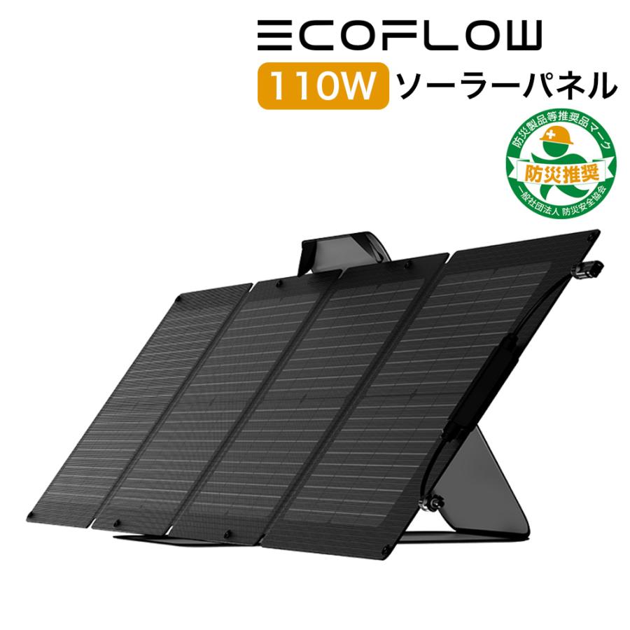 ECOFLOW ソーラーパネル EcoFlow 110W EFSOLAR110N 折り畳み : 防災