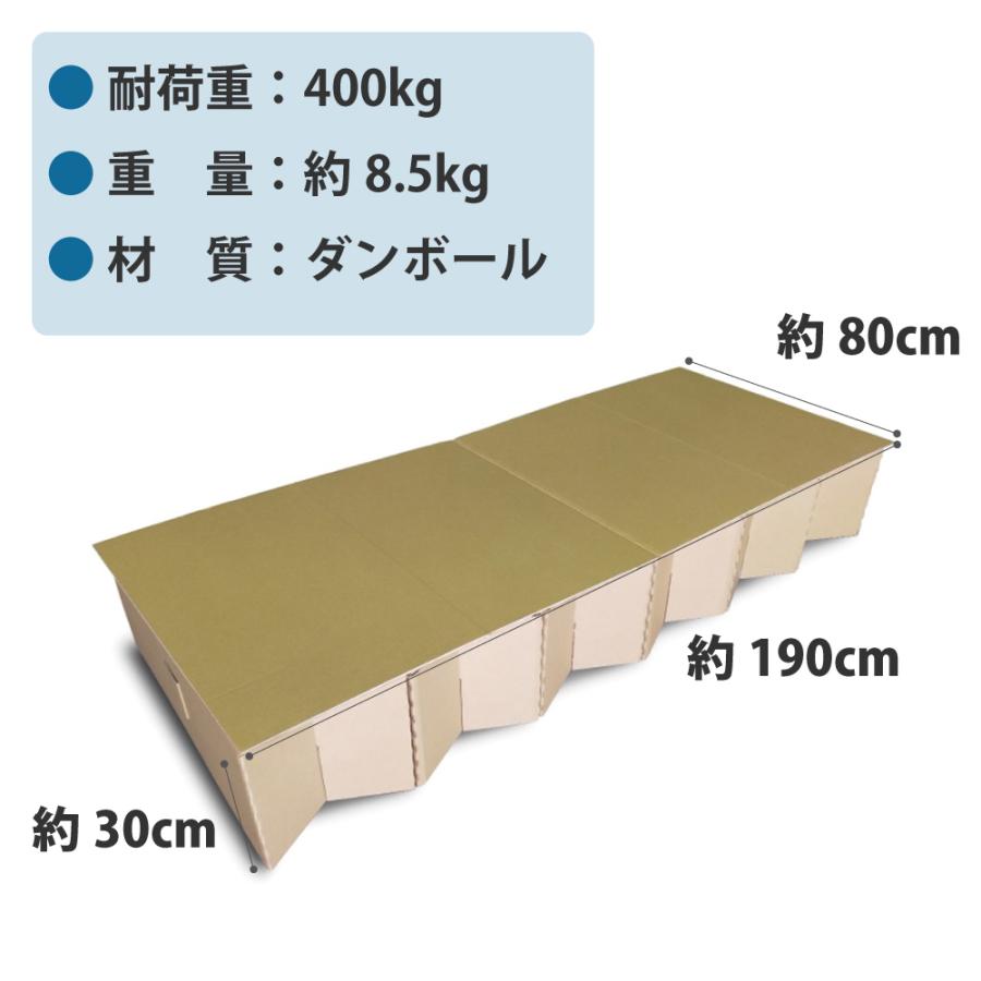 防災グッズ ダンボールベッド 緊急災害時 簡易ベッド 段ボールベッド