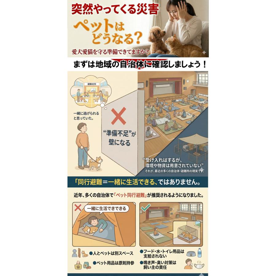 犬 防災セット ペット 防災グッズ 避難セット 災害対策 リュック ケージ 大きい トイレ ボウル 防臭袋 地震 同行避難 持ち運び ドッグフード 水 シーツ 家族 | ブランド登録なし | 04