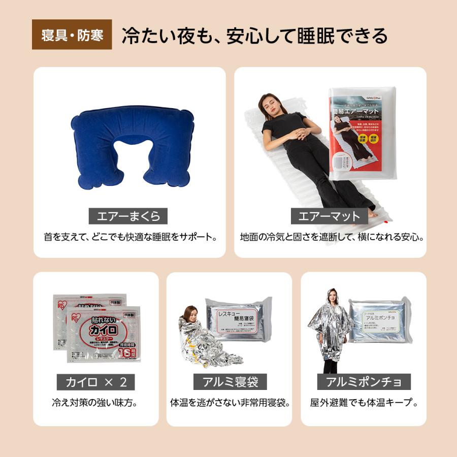 防災セット 1人用 プレミアム 29種41点 防災リュック 非常用トイレ 簡易トイレ 非常食 防災士 懐中電灯 非常用持ち出し袋 保存食 保存水 緊急 避難 家族 地震 | ブランド登録なし | 17