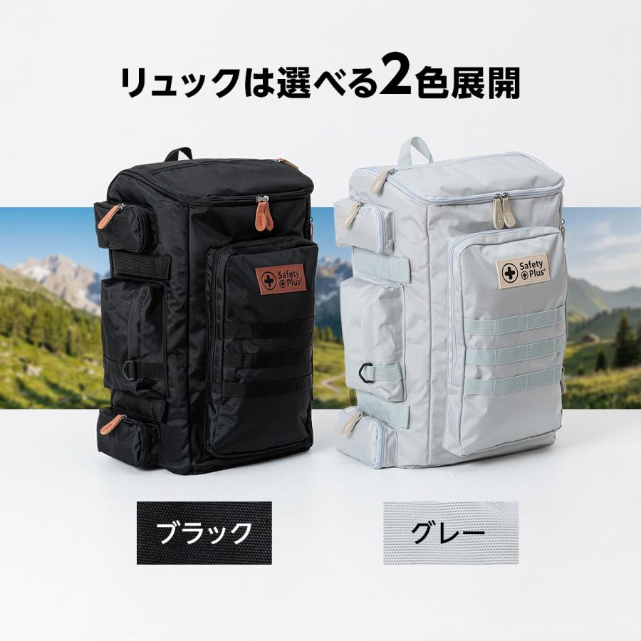 防災セット 2人用 プレミアム 29種60点 防災リュック 非常用トイレ 簡易トイレ 非常食 防災士 懐中電灯 非常用持ち出し袋 保存食 保存水 緊急 避難 家族 地震 | ブランド登録なし | 05