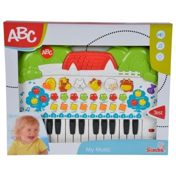 大人気定番商品 アニマル Simba キーボード ギフト プレゼント クリスマス 誕生日 オモチャ 女の子 男の子 幼児 2歳 赤ちゃん 知育玩具 ピアノ おもちゃ キーボード
