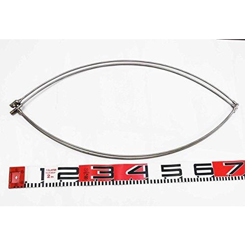 四つ折り 64チタン 100cm 玉枠 超コンパクトなタモ網 (100cm) 100cm 64チタン 玉枠