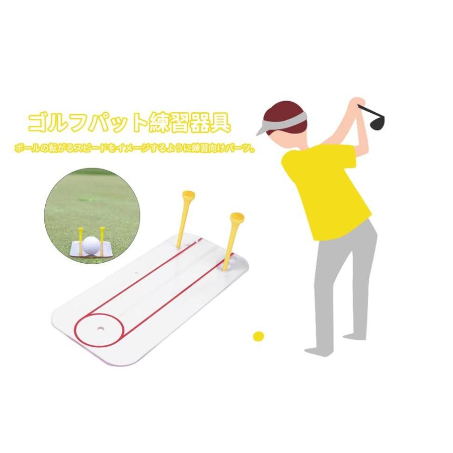 お買得 ゴルフパターミラー パッティング練習鏡 軽量 ゴルフ練習 角度確認 パター練習ミラー 立ち姿 チェックフォーム ゴルフパット練習器具  クラブ（メンズ）