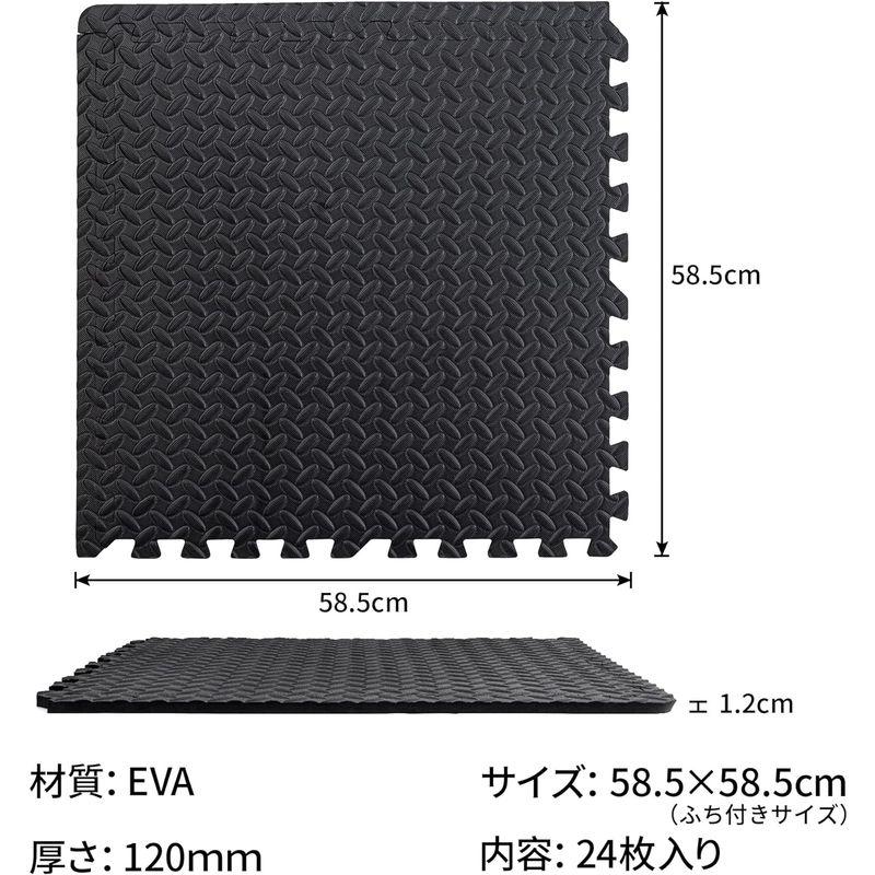 SOLPEX トレーニング ジョイントマット エクササイズマット 防音 衝撃 