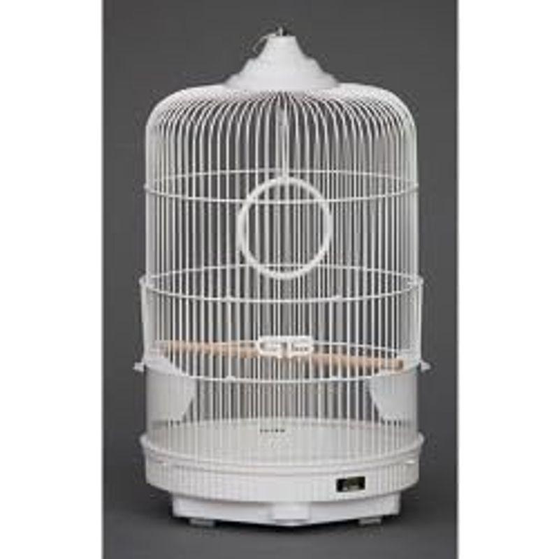 GB バードゲージ 丸カゴ M ホワイト 小鳥用カゴ　スタンドセット GB バードゲージ 丸カゴ M ホワイト 小鳥用カゴ スタンドセット