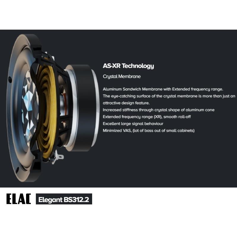 ELAC ELEGANT BS312.2 (エラック スピーカーシステム・2台1組