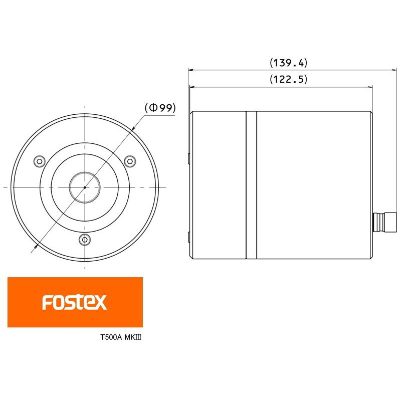 FOSTEX T500A mkIII [2個1組] フォステクス ホーンツィーター : サガミ