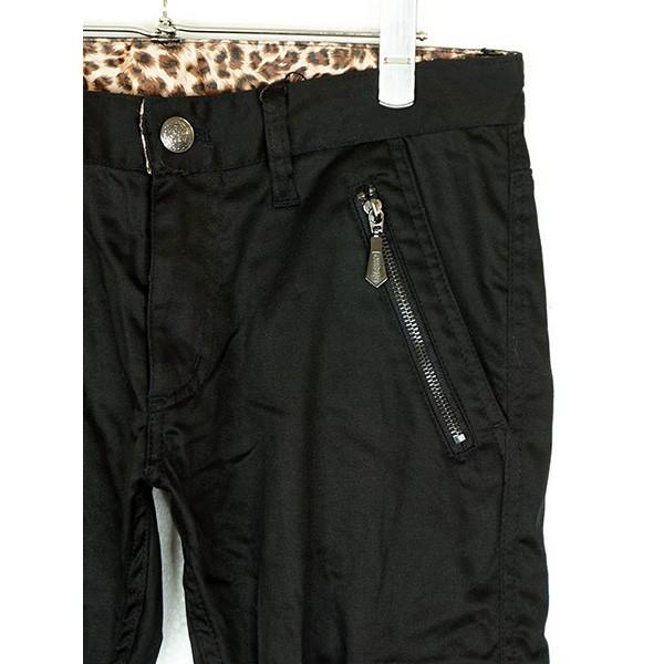 ゴシック系 パンク ボンテージパンツ ストレッチ ツイル ハード