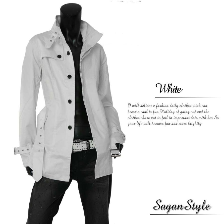 トレンチコート メンズ ショート シングル 大きいサイズトレンチ コート メンズ ショート シングル 白 508 01 Saganstyle Yahoo 店 通販 Yahoo ショッピング