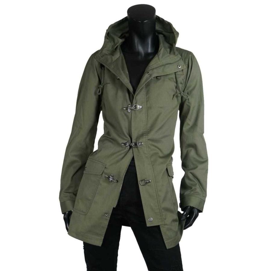 Archive ファイヤーマン モッズコート ドローコード ファー パンク メンズ ファイヤーマン モッズコート ミリタリー カジュアル