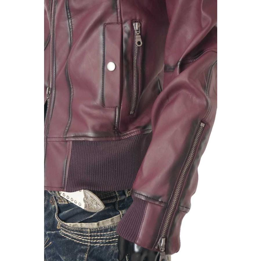 ALLSAINTS◇ダブルライダースジャケット/S/レザー/BLK/ML011R 2025年