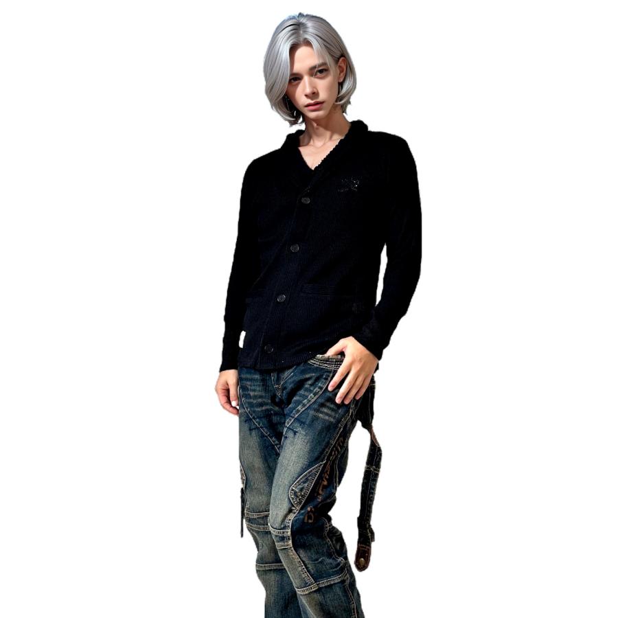 送料無料】メンズ 男性 服 トップス フェイクカラーショール