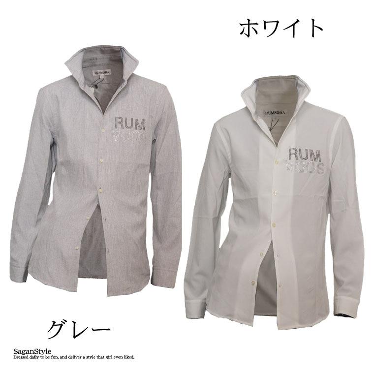 送料無料】メンズ 男性 服 トップス ロゴ ラインストーン使い