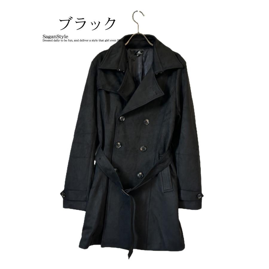 送料無料】メンズ 男性 服 アウター 美シルエットロング丈トレンチ