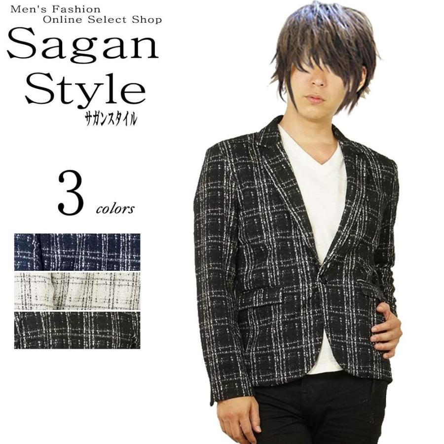 好きに テーラードジャケット 長袖 キレイめ系 内ポケット付き ブレザー アウター 秋冬 メンズファッション キレイめ系 かすれチェック柄 テーラードジャケット 長袖 服 かっこいい 男 メンズ ジャケット Www Radio10 Sr