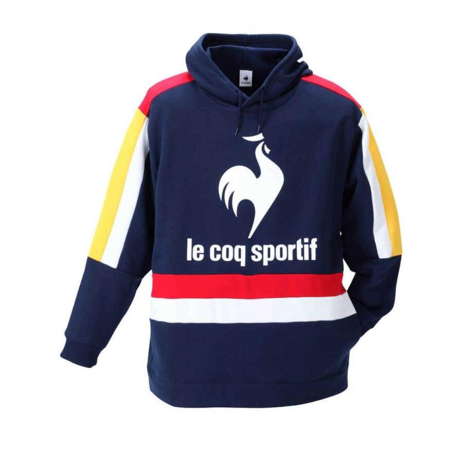 大きいサイズ LE COQ SPORTIF(ルコックスポルティフ) パーカー メンズ 裏起毛スウェットプルオーバーシルエット 冬用 3L 4L 5L 6L 8L キングサイズ ビッグサイズ LE COQ SPORTIF