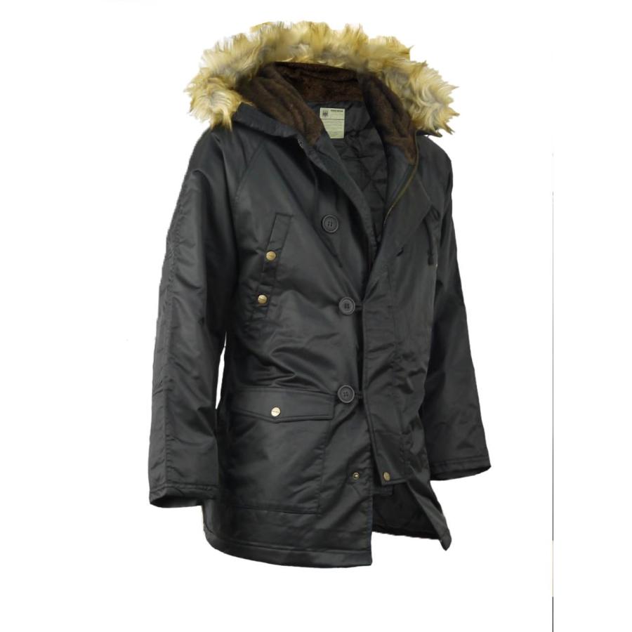 ミリタリージャケット 中綿 大きいサイズ メンズ N-3B モッズコート