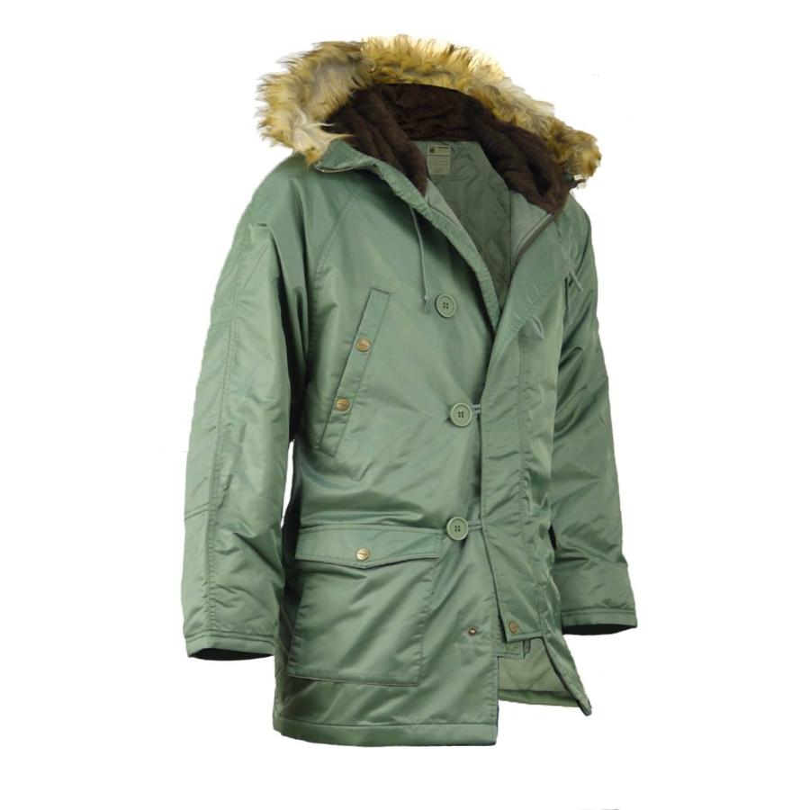 ミリタリージャケット 中綿 大きいサイズ メンズ N-3B モッズコート