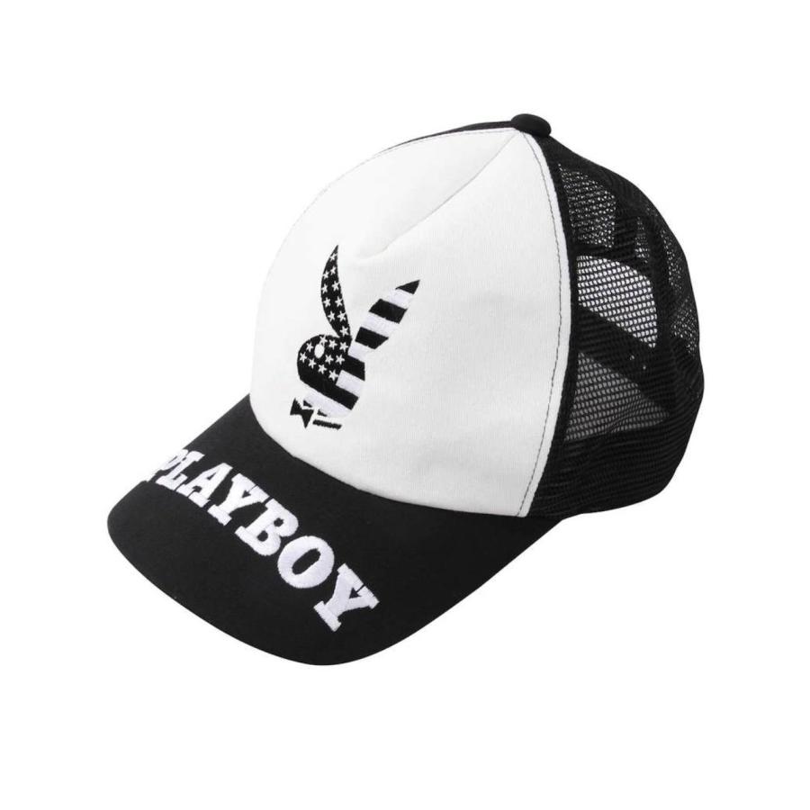 Dead Stock PLAYBOY メッシュキャップ キャップ PLAYBOY プレイボーイ 大きいサイズ メンズ ツイル メッシュ