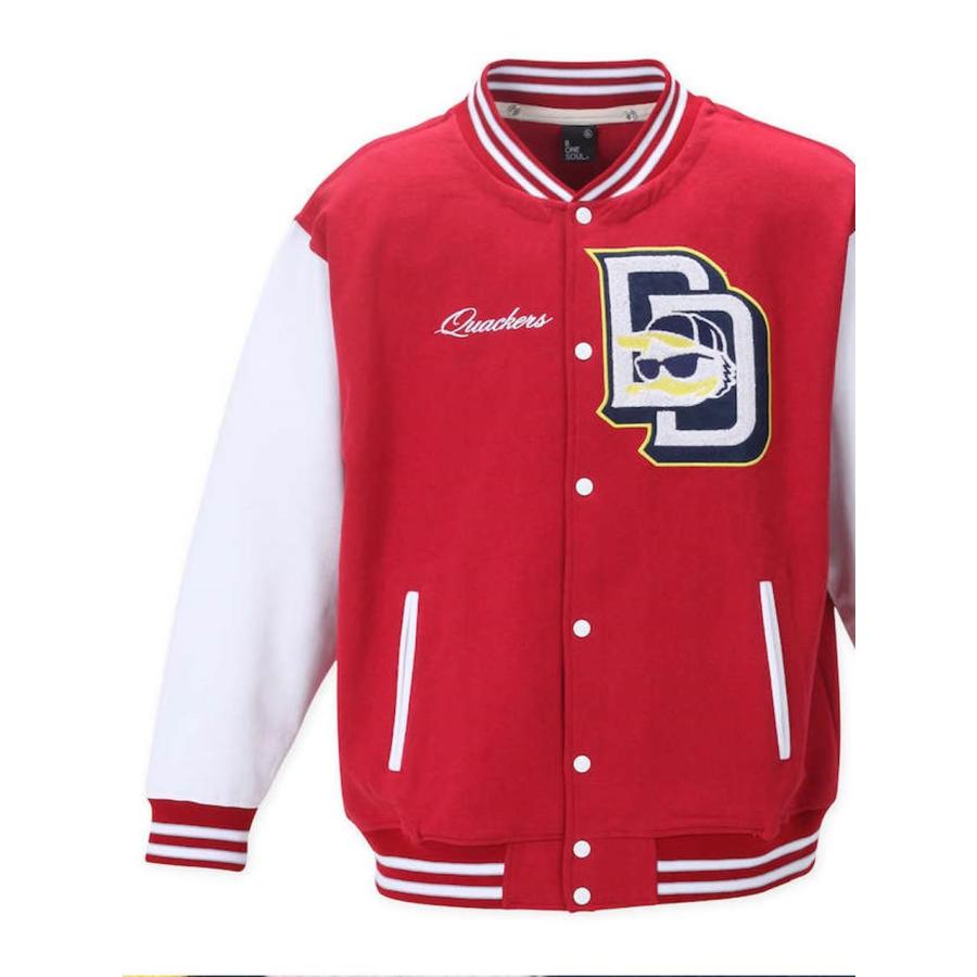 スウェット スタジャン 大きいサイズ メンズ DUCK DUDE 裏起毛 暖か b