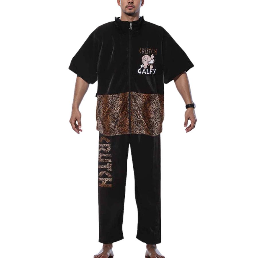 ジャージ 上下 大きいサイズ メンズ セットアップ 半袖 GALFY ガルフィ