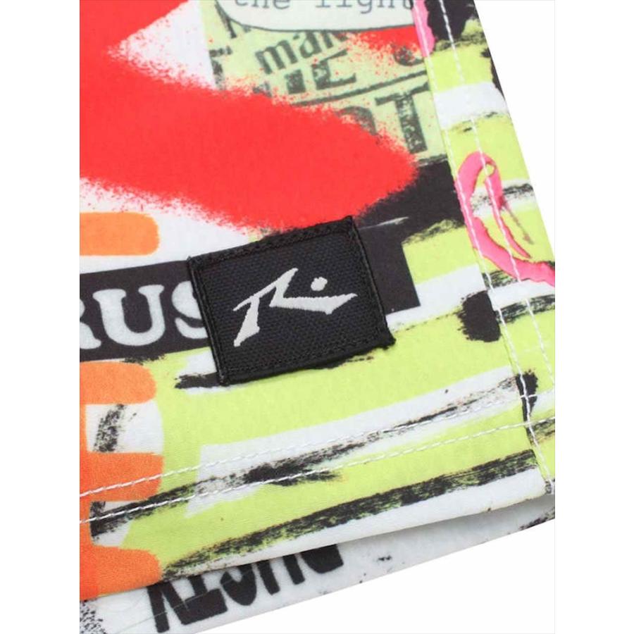 サーフパンツ 大きいサイズ メンズ 海パン 海水パンツ 総柄 RUSTY