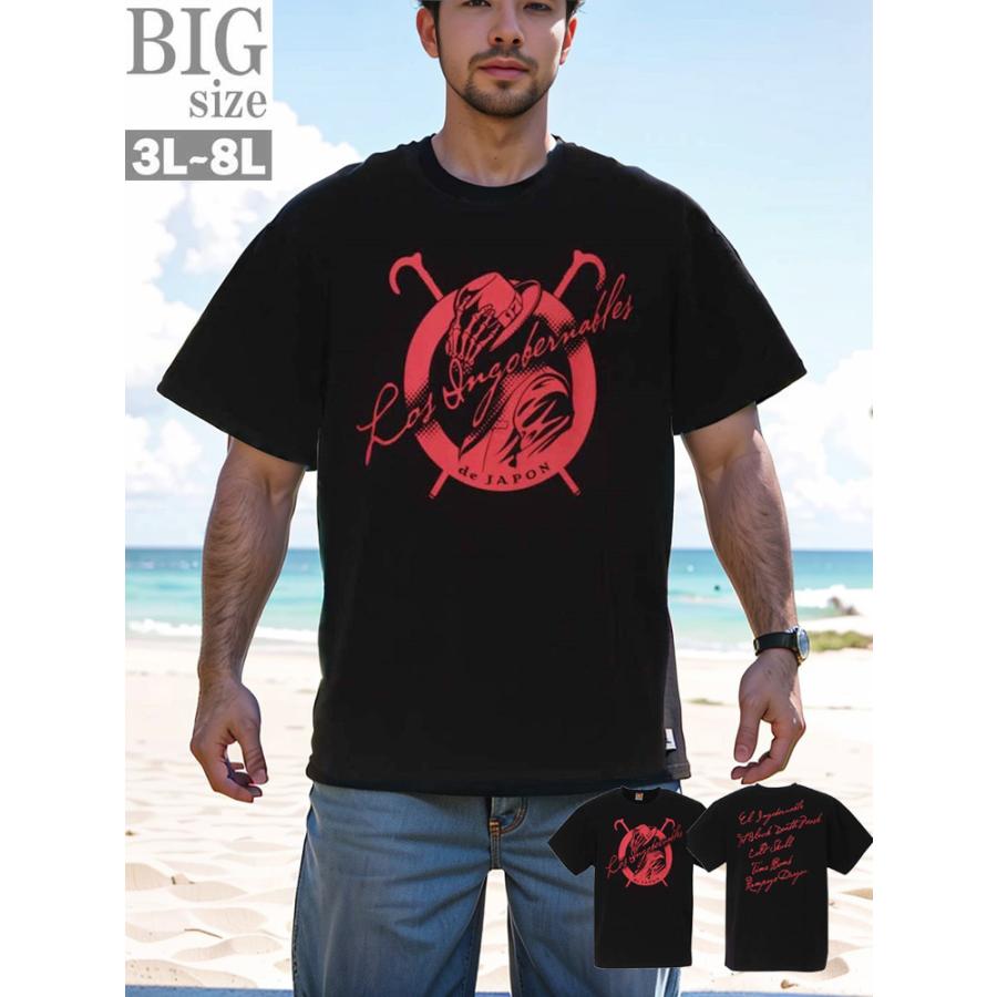プリントTシャツ 大きいサイズ メンズ 新日本プロレス LIJ Camarada