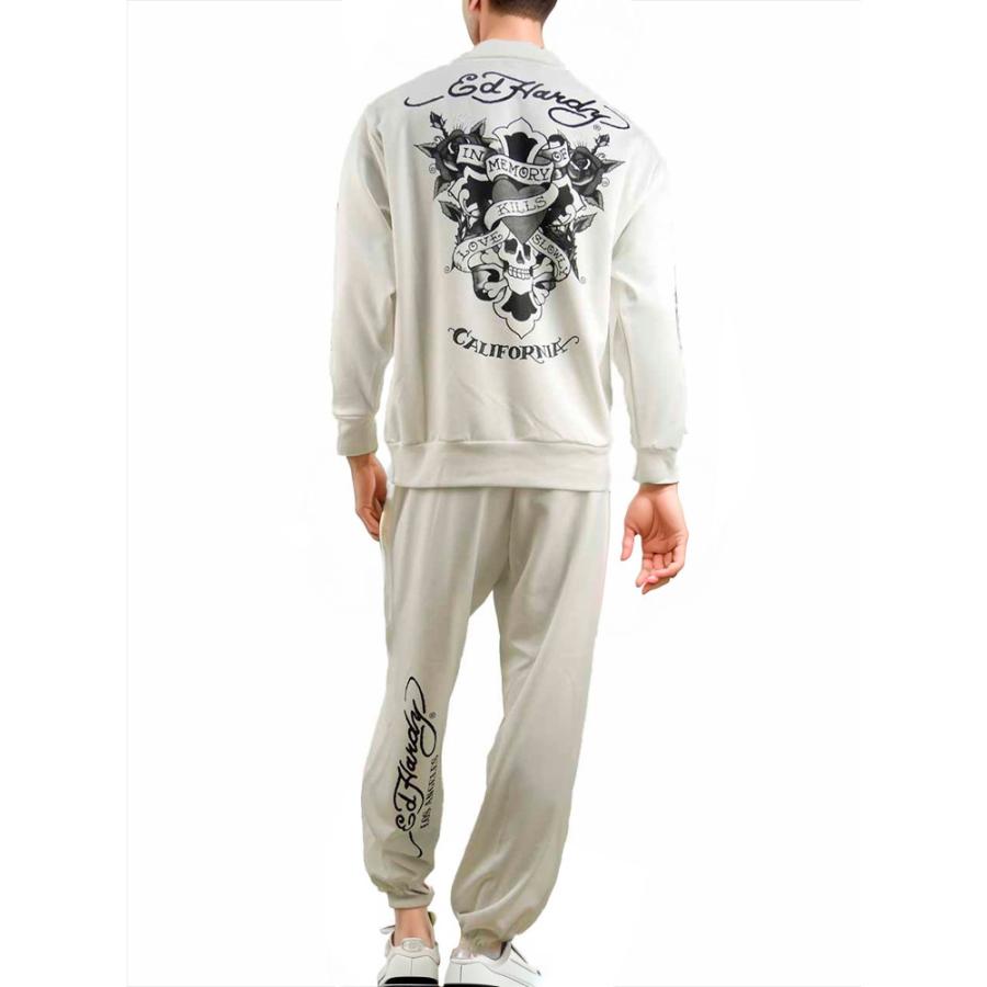 ジャージ 上下 大きいサイズ メンズ ドクロ スカル ED HARDY