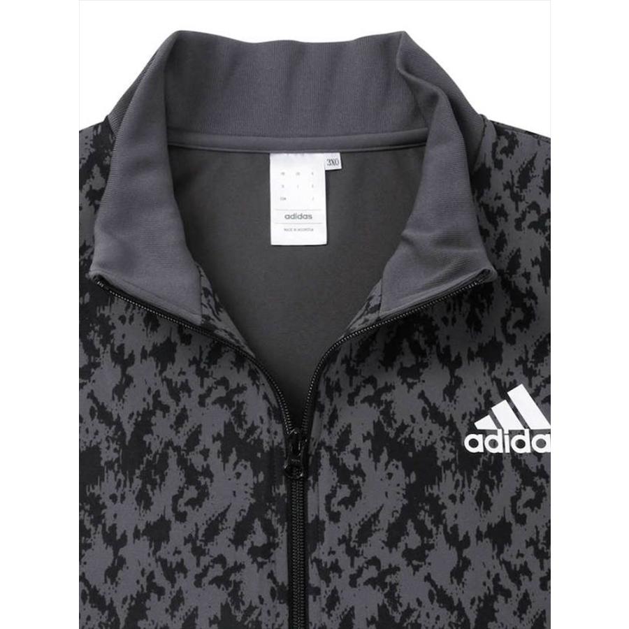 adidas アディダス トラックジャケット黒 ボタニカル柄 長袖 ジャージ S ジャージ 大きいサイズ メンズ adidas アディダス トラックジャケット