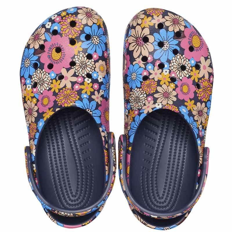 crocs（クロックス） 大きいサイズ メンズ サンダル 花柄 総柄 CLASSIC